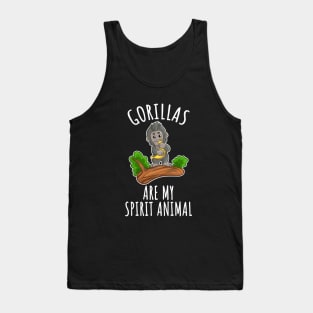 Gorillas are my spirit animal Tank Top